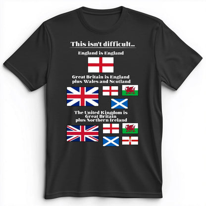 UK Make-up Premium Tee Dark Grey Heather / S