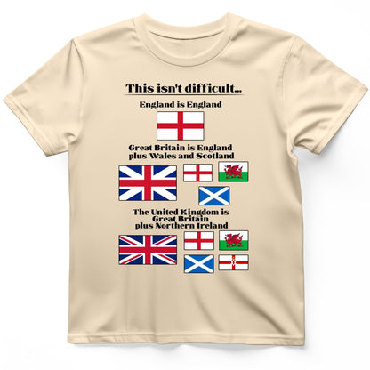 UK Make-up Premium Tee Natural / S