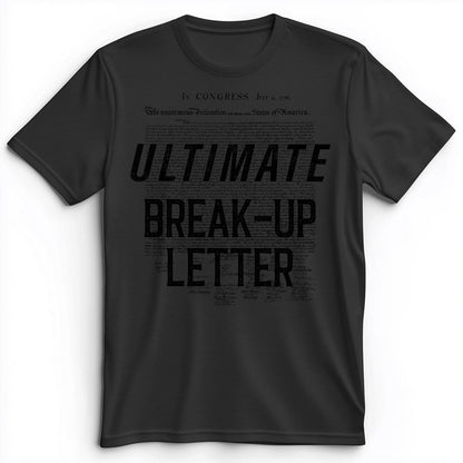Ultimate Break-up Letter Premium Tee Dark Grey Heather / S