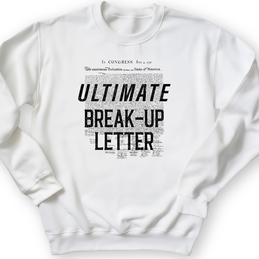 Ultimate Breakup Letter Crewneck White / S