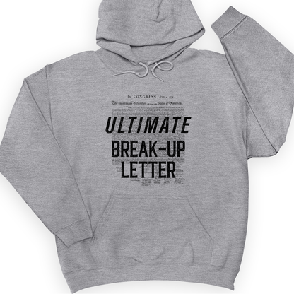 Ultimate Breakup Letter Hoodie Sport Grey / S