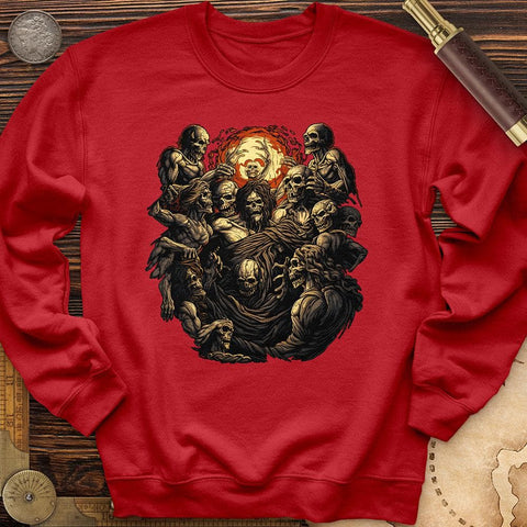 Underworld Skeletons Crewneck Red / S