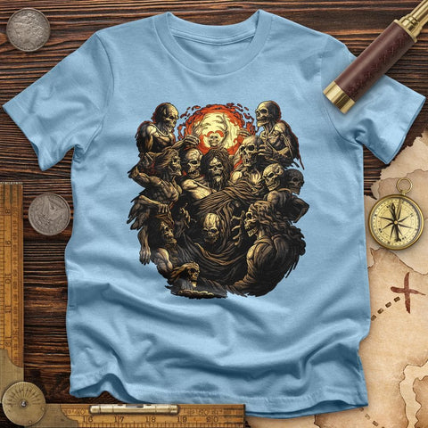 Underworld Skeletons T-Shirt Light Blue / S