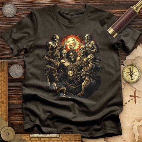 Underworld Skeletons T-Shirt Dark Chocolate / S