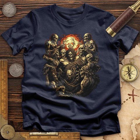 Underworld Skeletons T-Shirt Navy / S