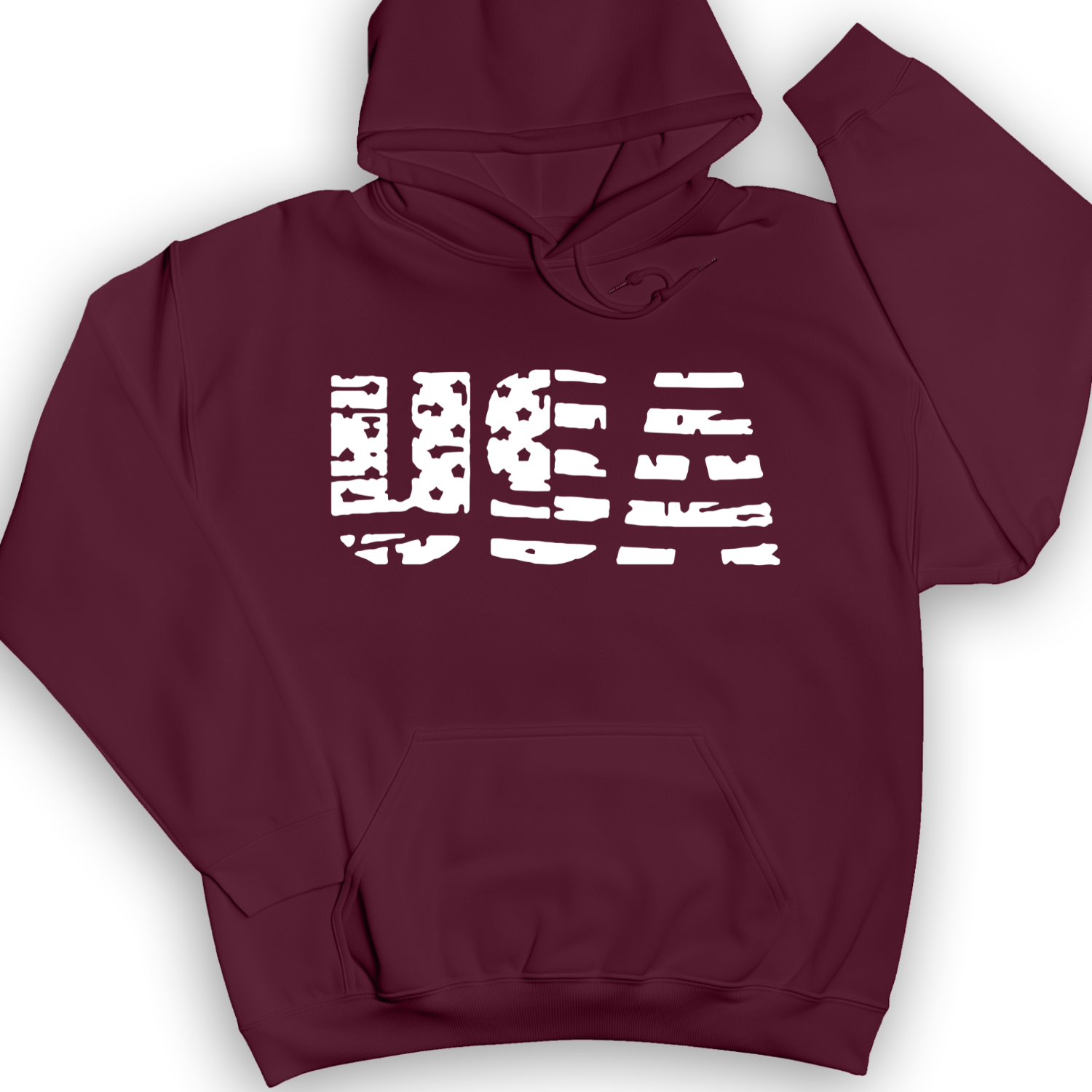 USA Hoodie Maroon / S