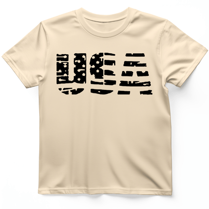 USA T-Shirt Natural / S