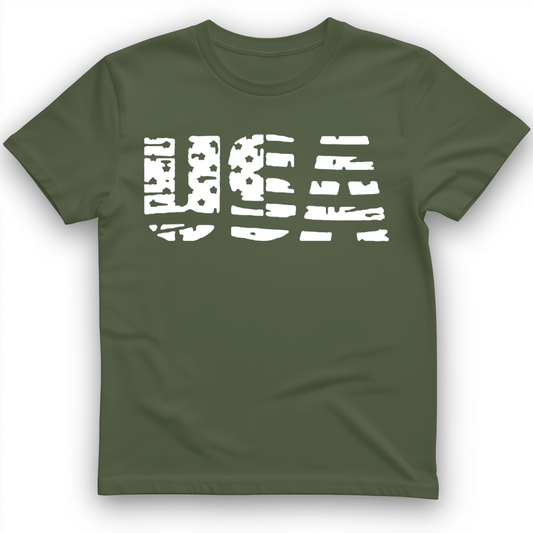 USA T-Shirt Military Green / S