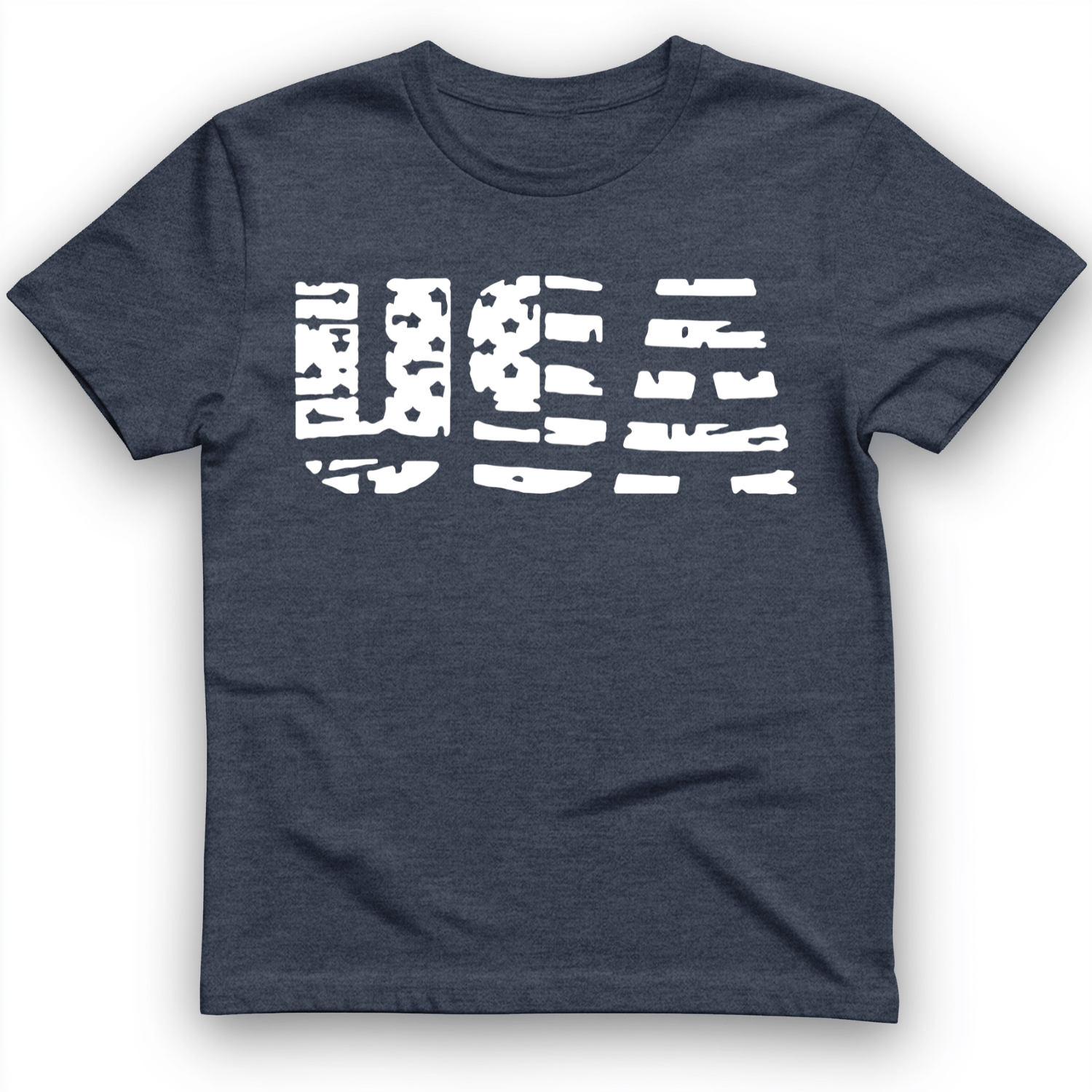 USA T-Shirt Heather Navy / S