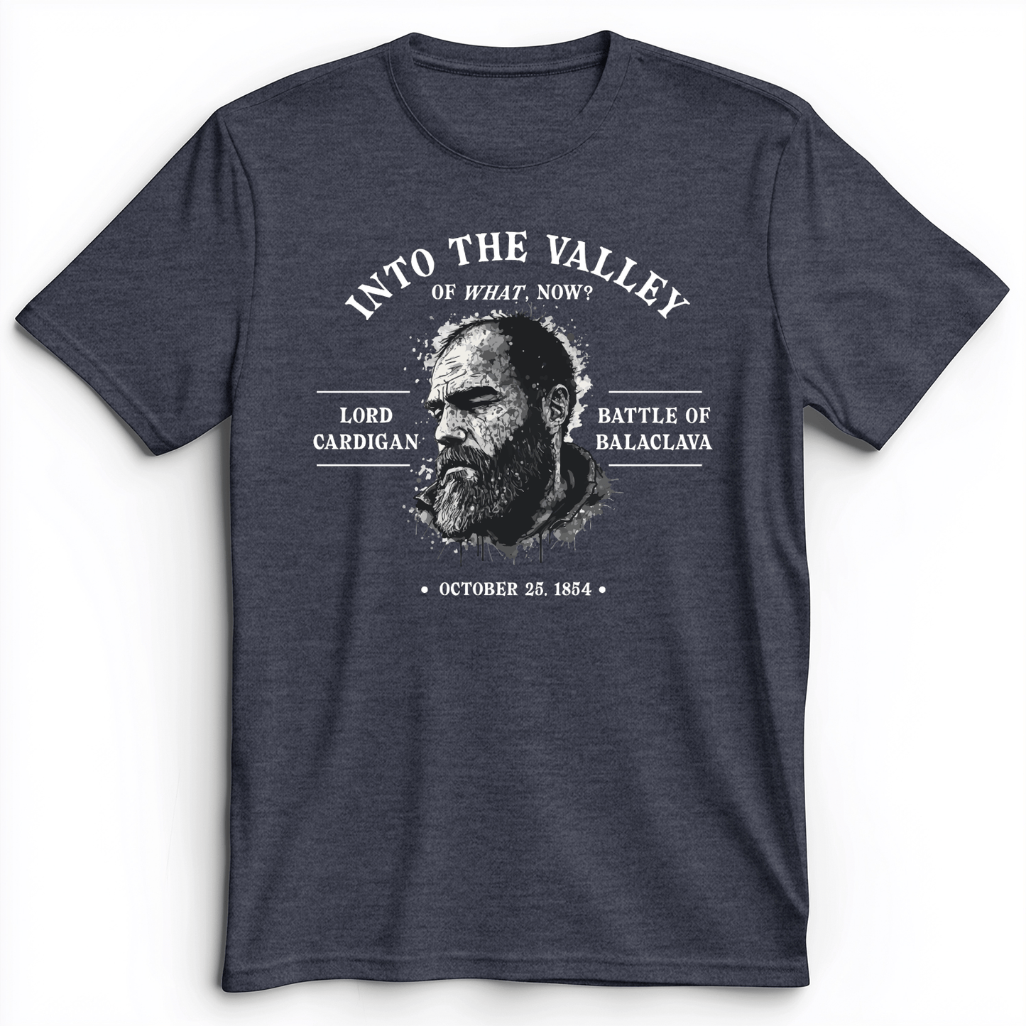 Valley Of What Now Premium Tee Heather Navy / S