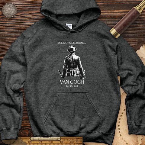 Van Gogh choices Hoodie Dark Heather / S