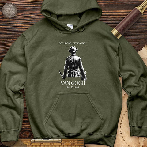 Van Gogh choices Hoodie Military Green / S