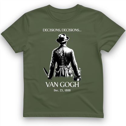 Van Gogh choices T-Shirt Military Green / S