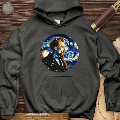 Van Gogh In Starry Night Hoodie Charcoal / S