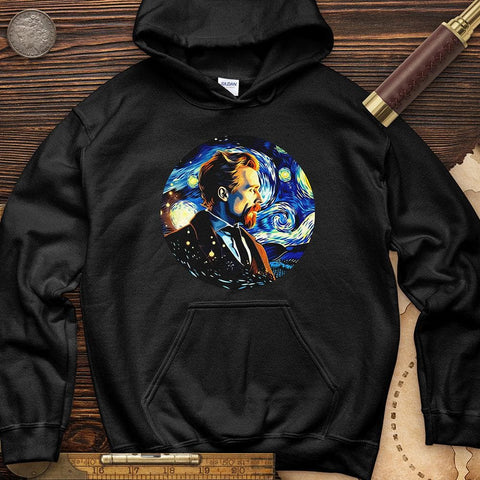 Van Gogh In Starry Night Hoodie Black / S