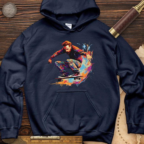 Van Gogh Skateboard Hoodie Navy / S