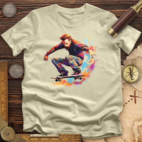 Van Gogh Skateboard T-Shirt Natural / S