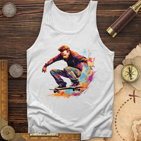 Van Gogh Skateboard Tank White / XS