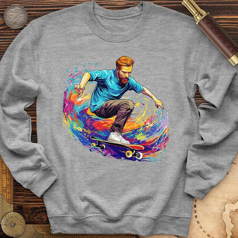 Van Gogh Skateboarding Crewneck Sport Grey / S
