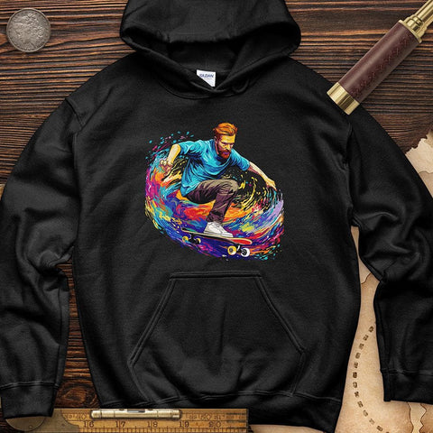 Van Gogh Skateboarding Hoodie Black / S