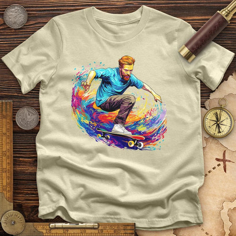 Van Gogh Skateboarding T-Shirt