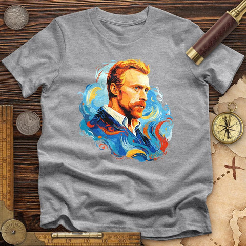 Van Gogh Starry High Quality Tee Athletic Heather / S