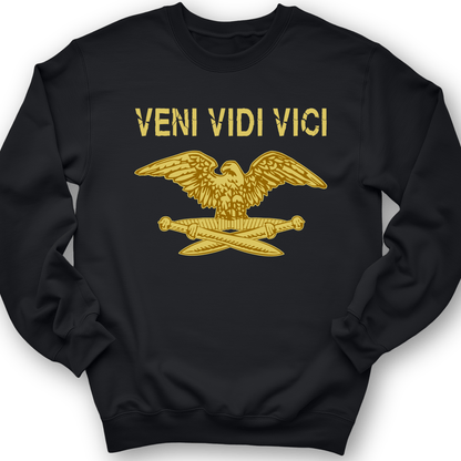 Veni Vidi Vici Crewneck Black / S