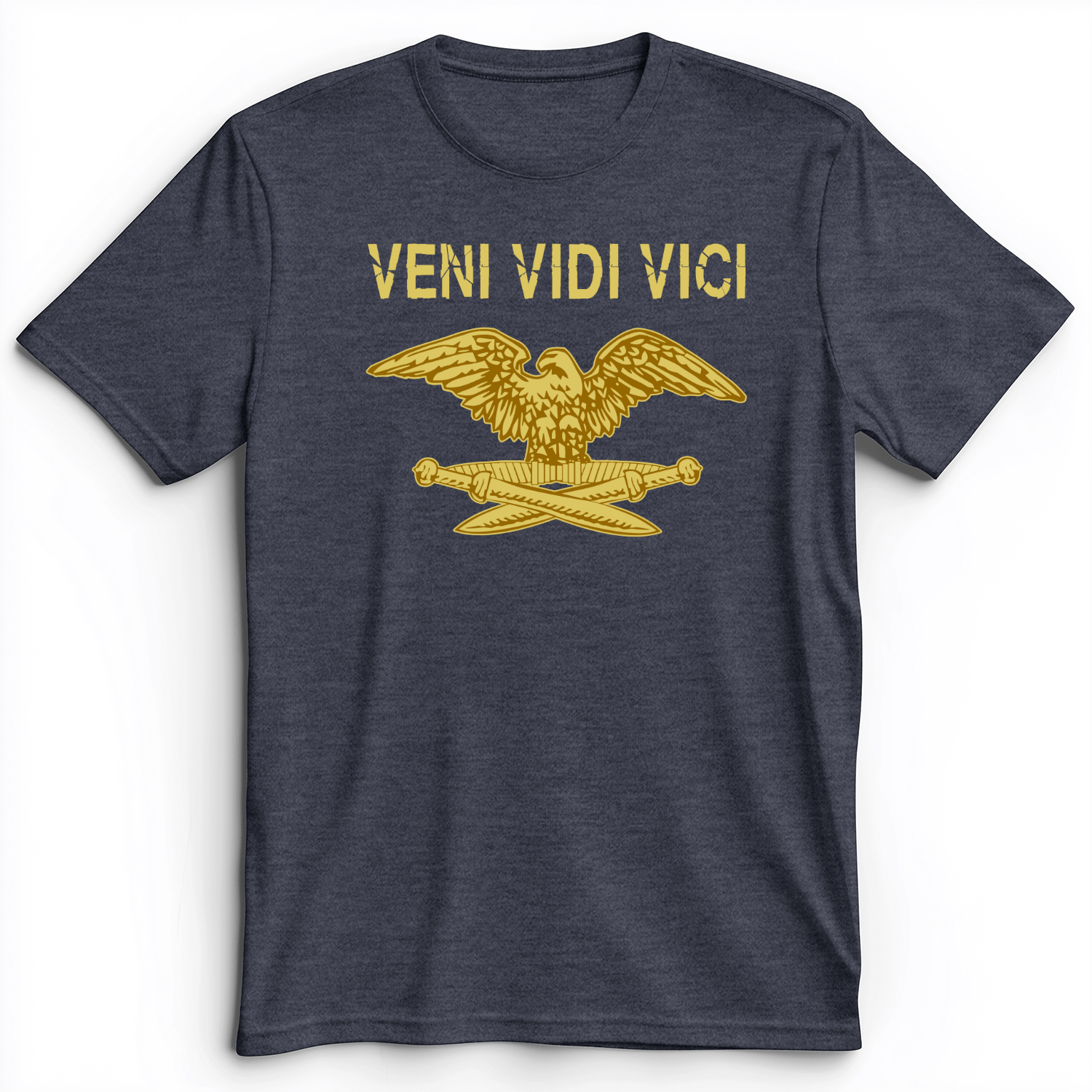 Veni Vidi Vici Premium Tee Heather Navy / S