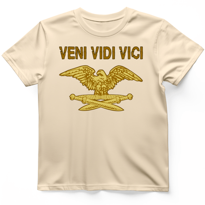 Veni Vidi Vici T-Shirt Natural / S