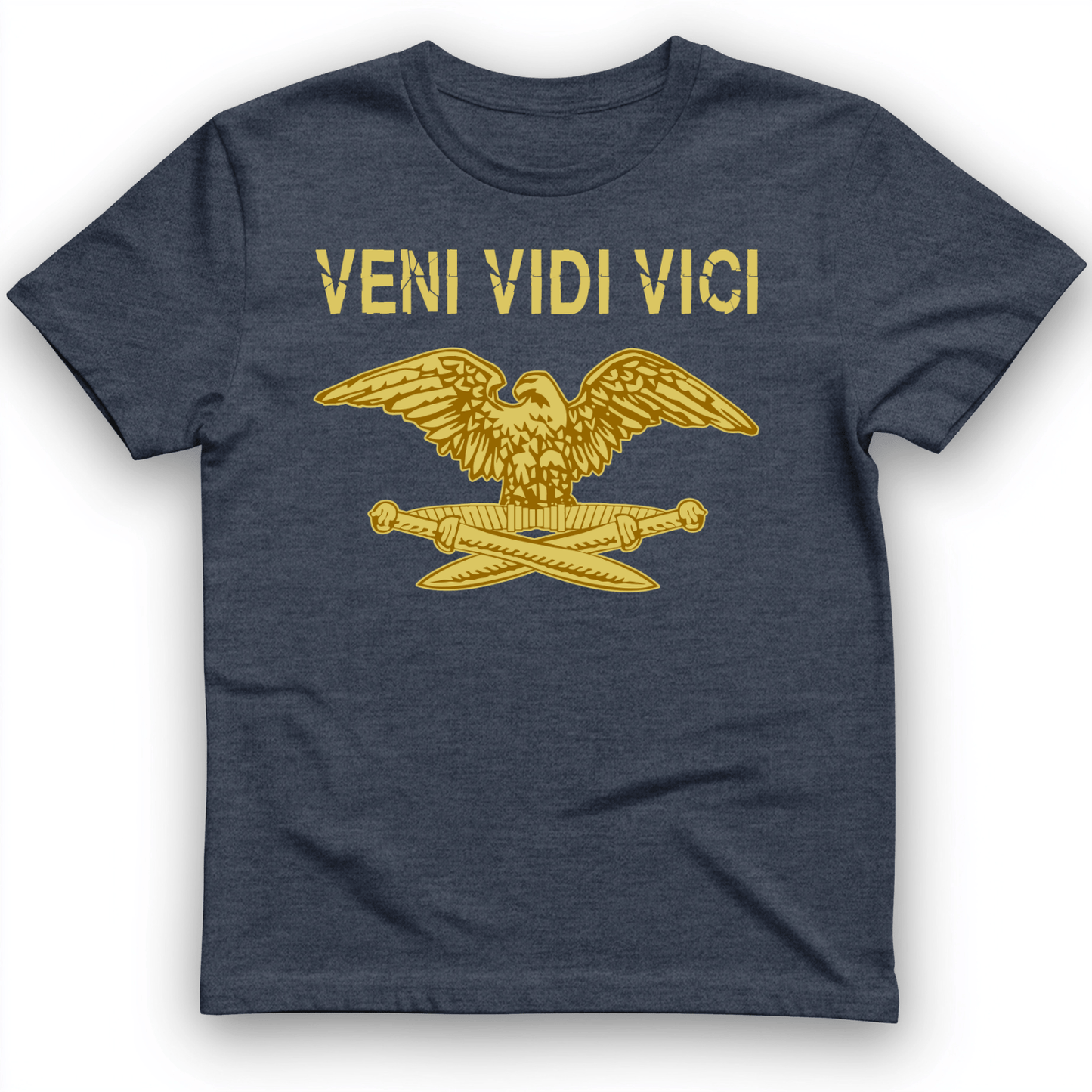 Veni Vidi Vici T-Shirt Heather Navy / S