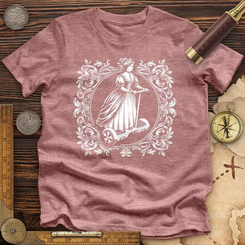 Victorian Lady High Quality Tee Heather Mauve / S