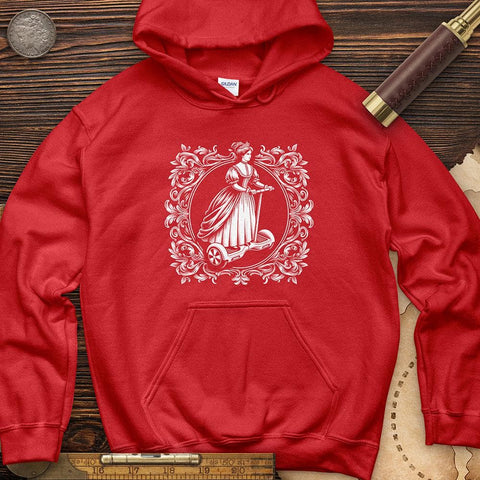 Victorian Lady Hoodie Red / S