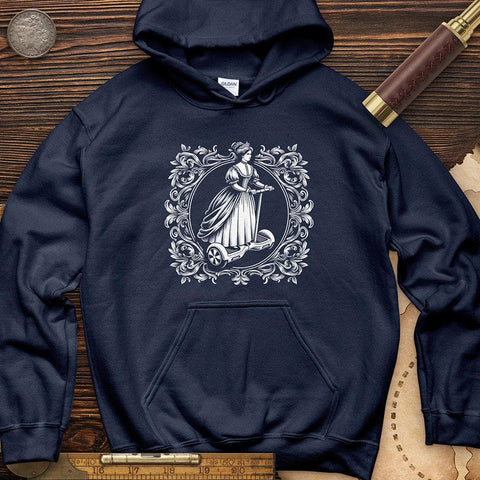 Victorian Lady Hoodie Navy / S