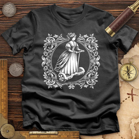 Victorian Lady T-Shirt Charcoal / S