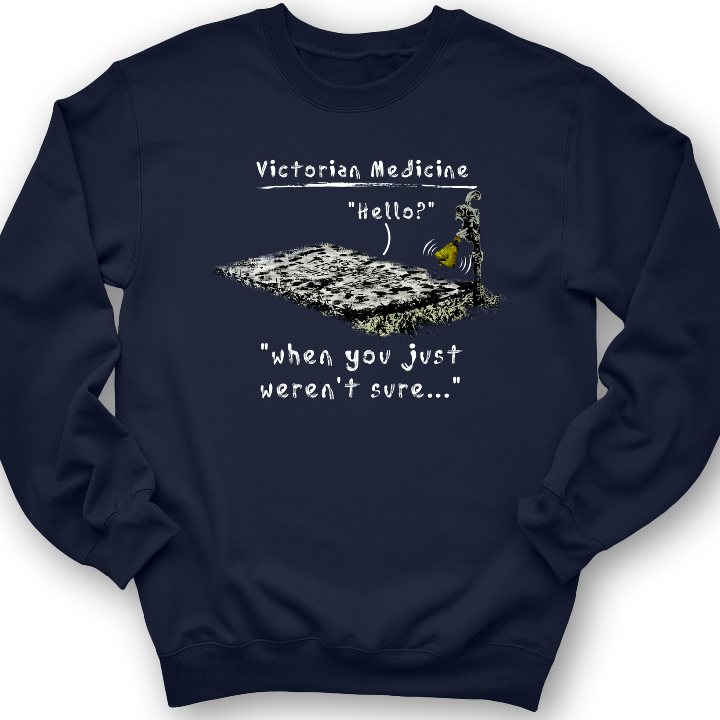 Victorian Medicine Crewneck Navy / S