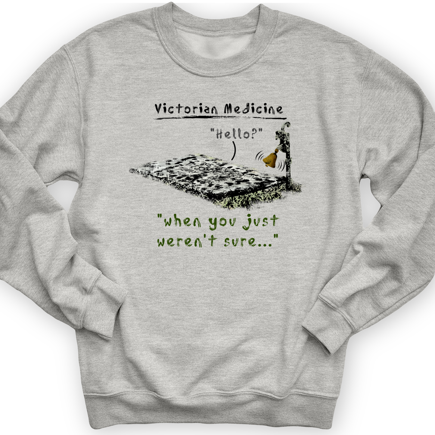 Victorian Medicine Crewneck Sport Grey / S