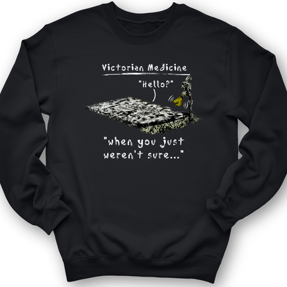 Victorian Medicine Crewneck Black / S