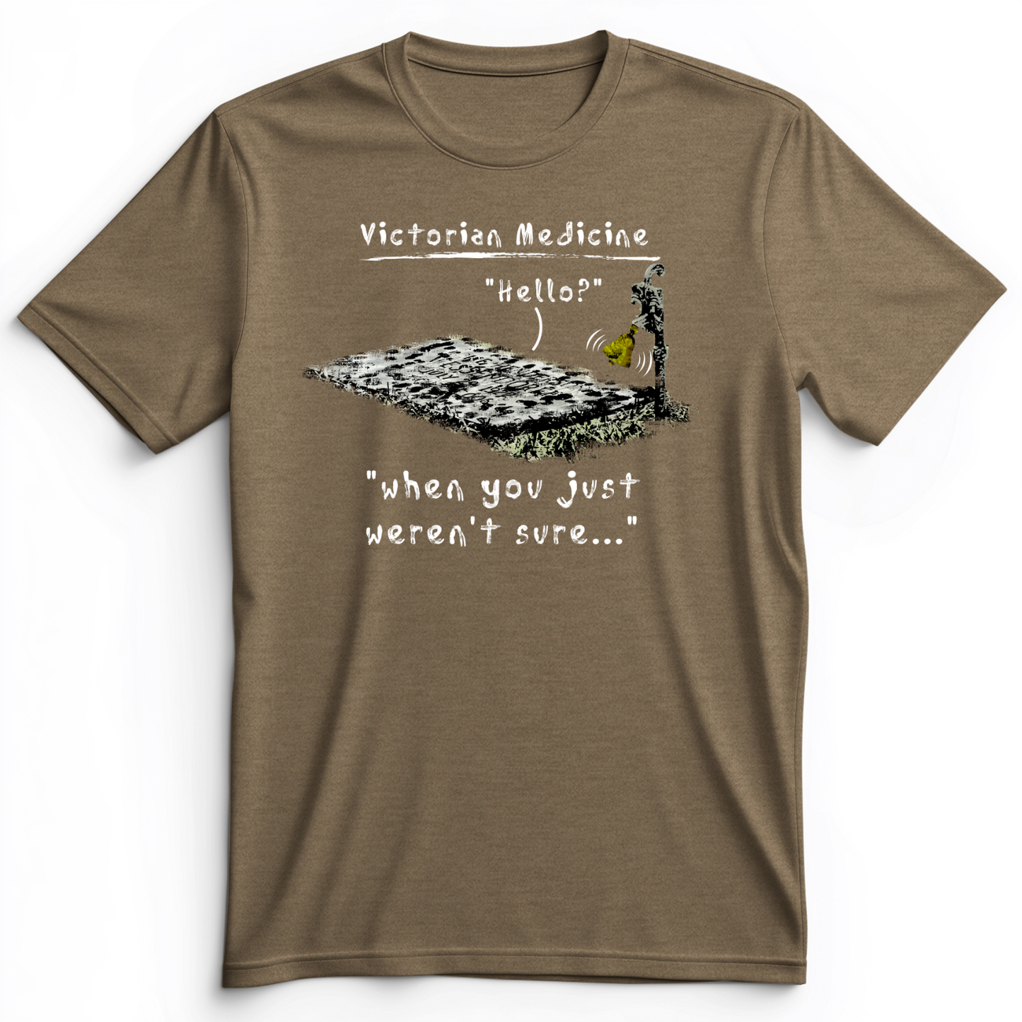 Victorian Medicine Premium Tee Heather Olive / S