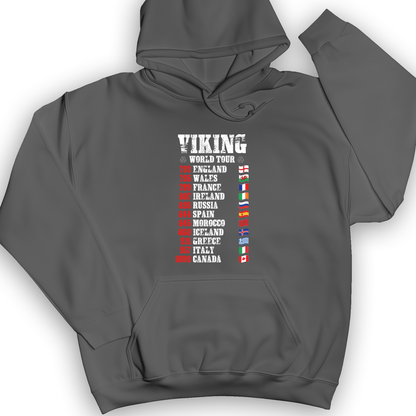 Viking World Tour Hoodie Charcoal / S