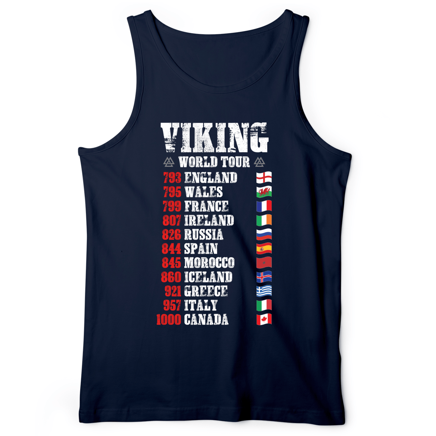 Viking World Tour Tank Navy / XS