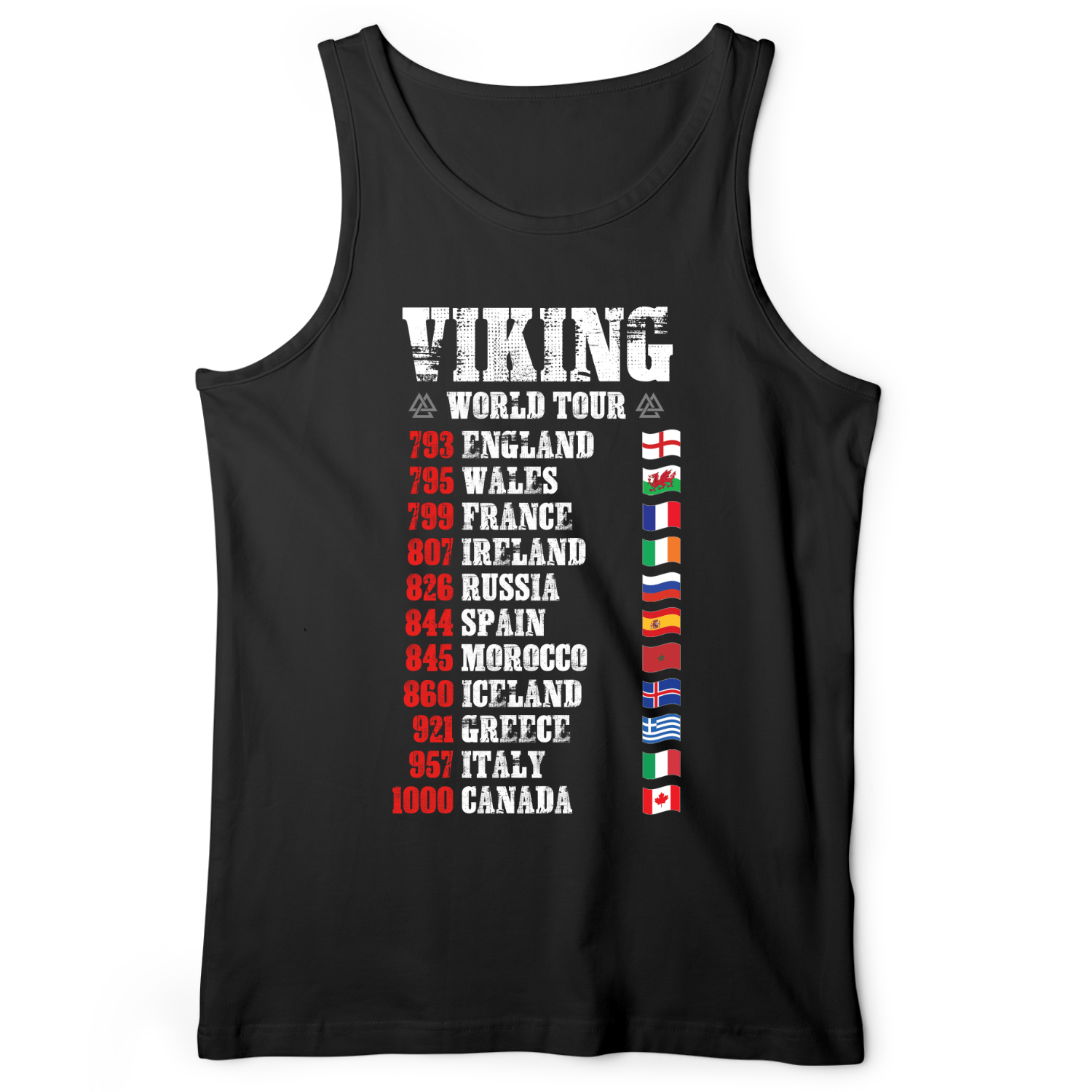 Viking World Tour Tank Black / XS