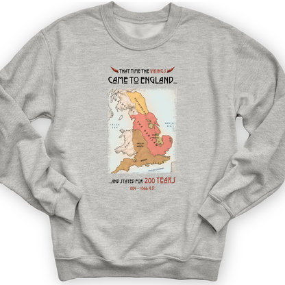 Vikings In England Crewneck Sport Grey / S