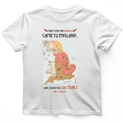 Vikings In England T-Shirt White / S