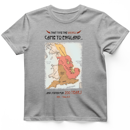 Vikings In England T-Shirt Sport Grey / S