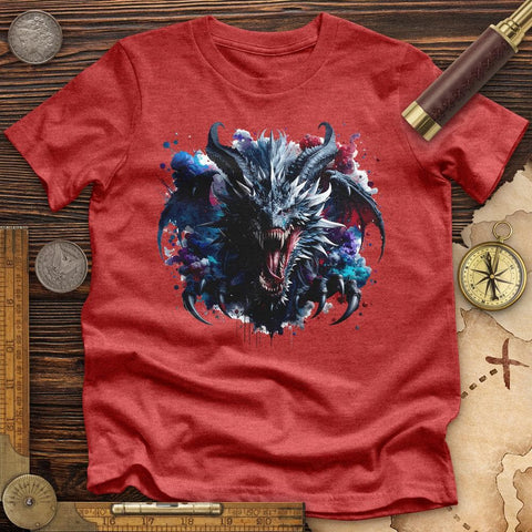 Violent Dragon High Quality Tee Heather Red / S