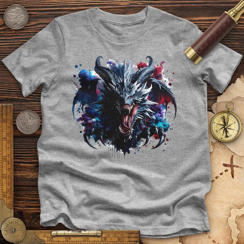 Violent Dragon High Quality Tee Athletic Heather / S
