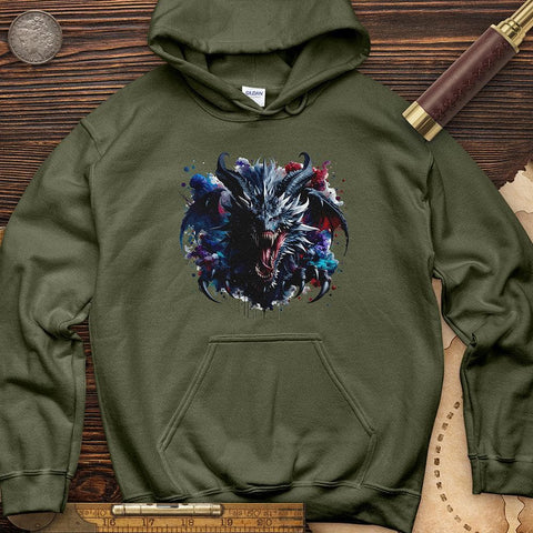 Violent Dragon Hoodie Military Green / S