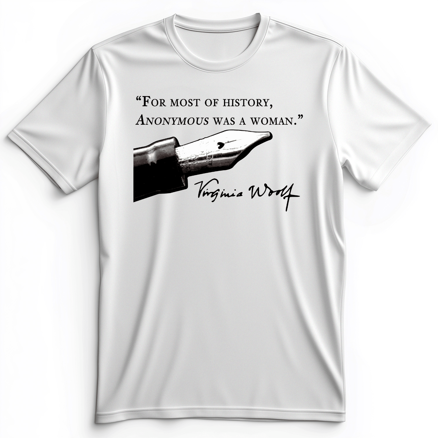 Virginia Woolf Premium Tee White / S