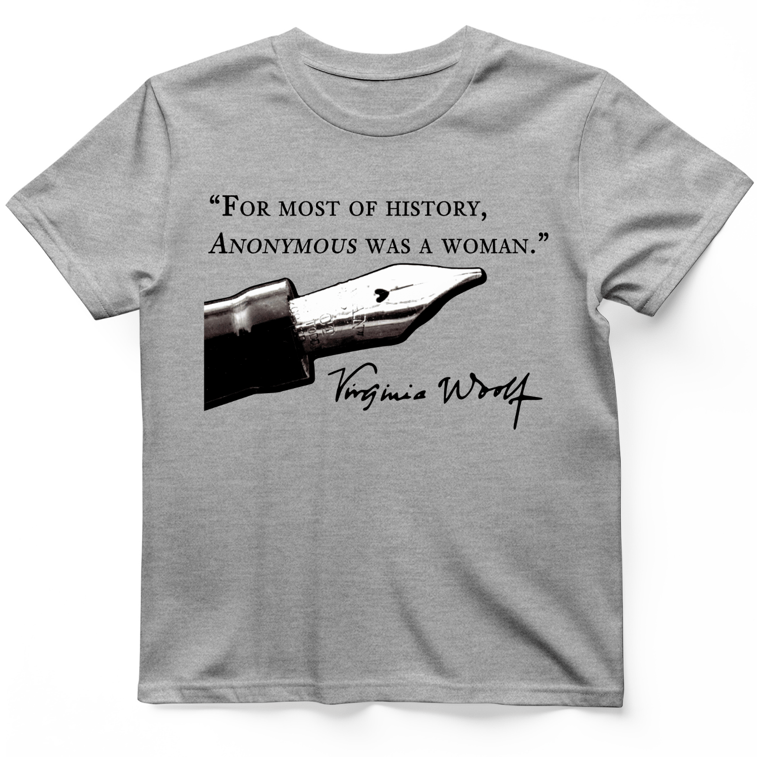 Virginia Woolf T-Shirt Sport Grey / S