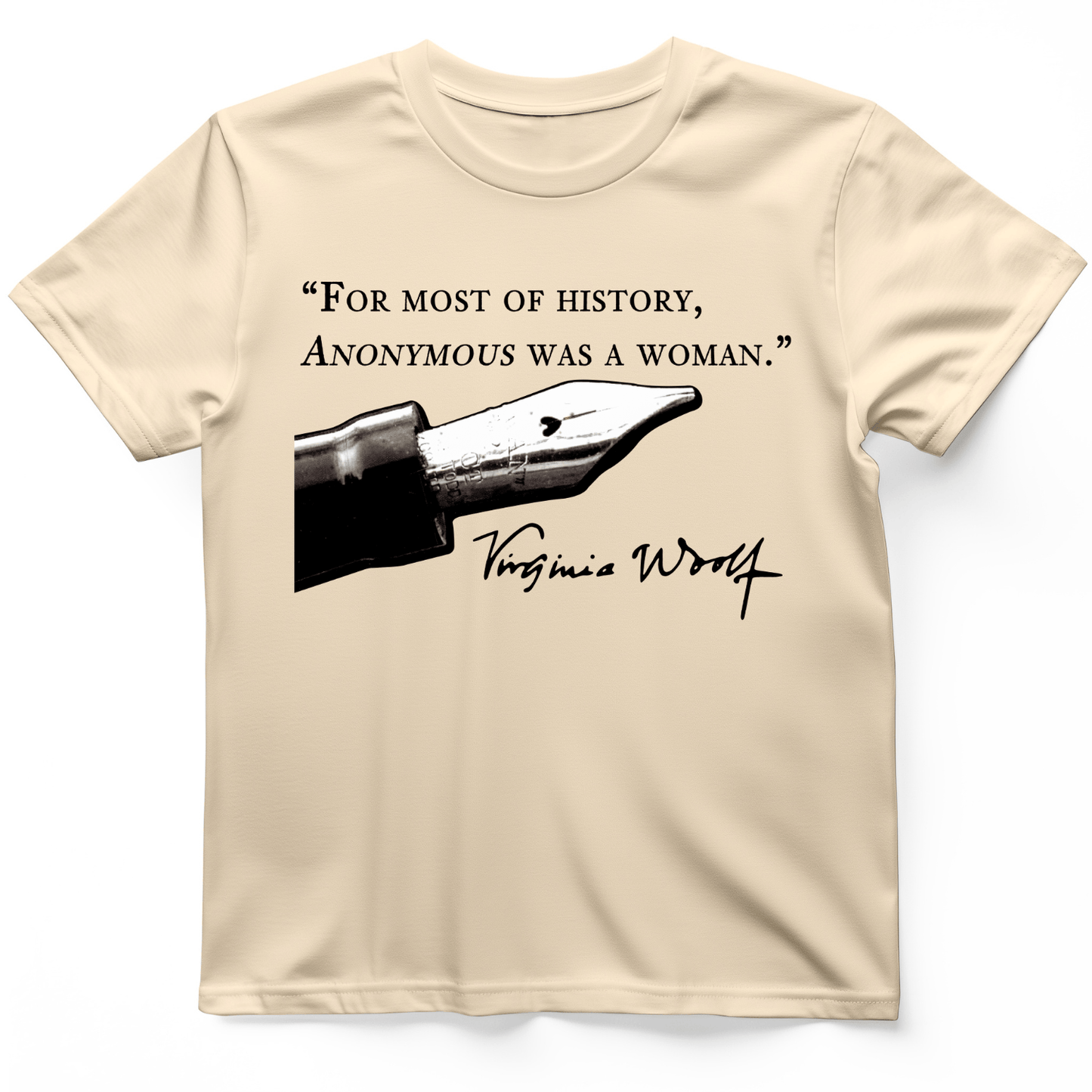 Virginia Woolf T-Shirt Natural / S